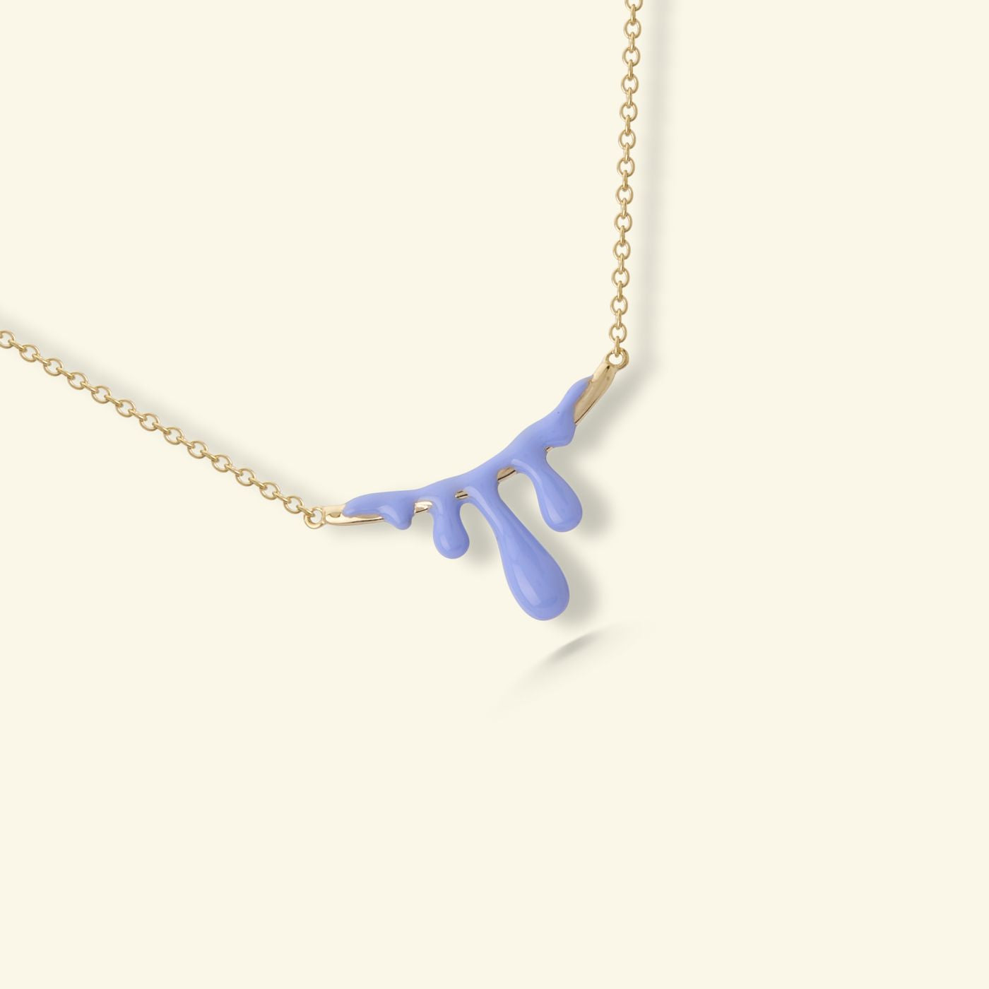 Gelato Gold Necklace - Lavender image 3