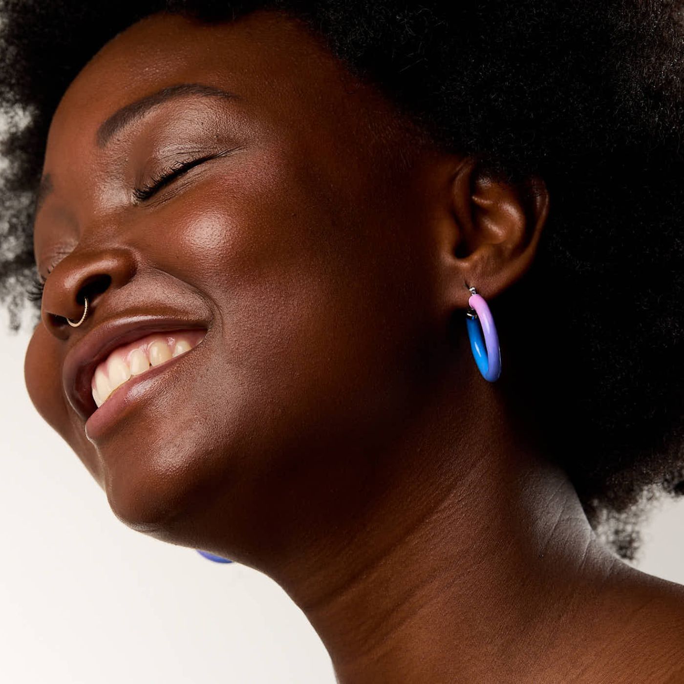 Tropicale Hoop Earring Dawn - Silver image 3