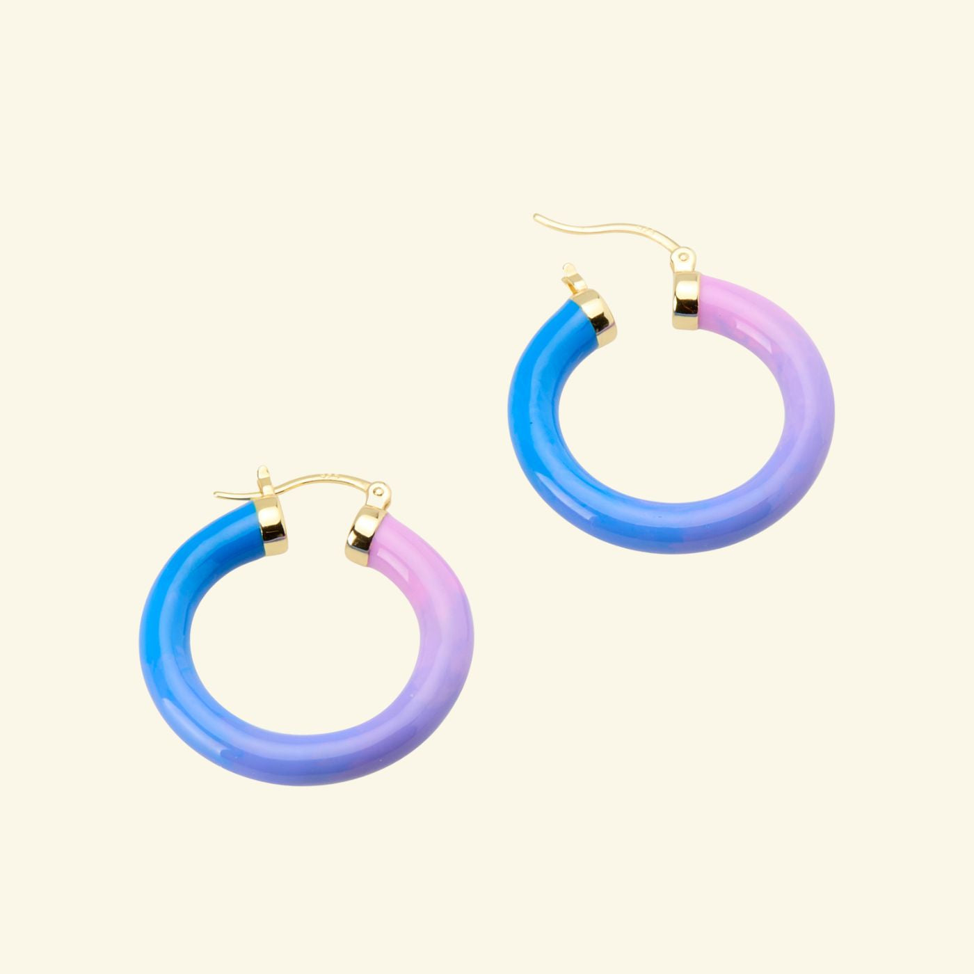 Tropicale Hoop Earring Dawn - Gold Vermeil image 2