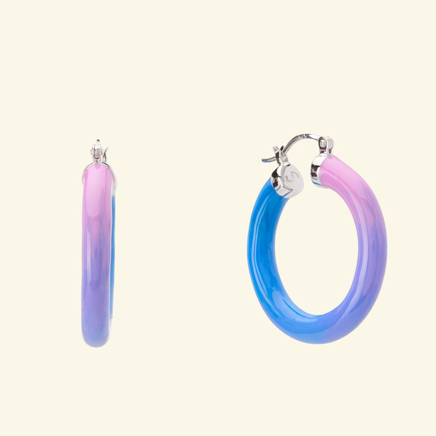 Tropicale Hoop Earring Dawn - Silver image 0