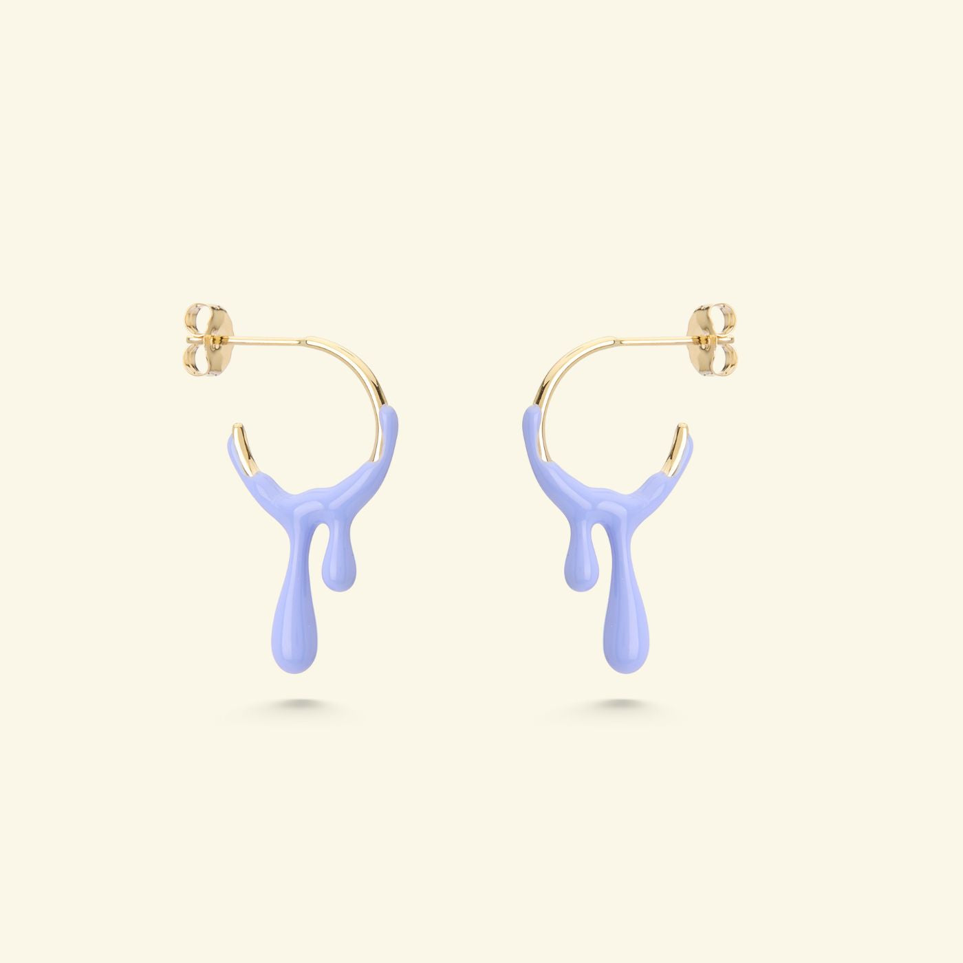 Gelato Gold Earring - Lavender image 0
