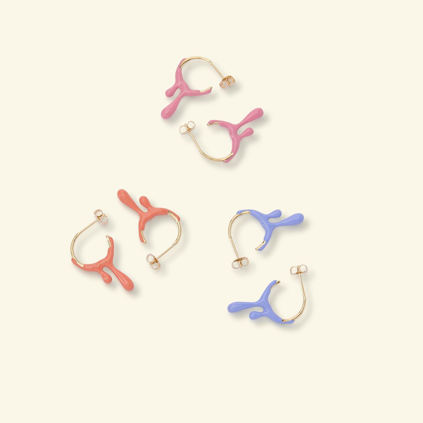 Gelato Gold Earring - Lavender image 2