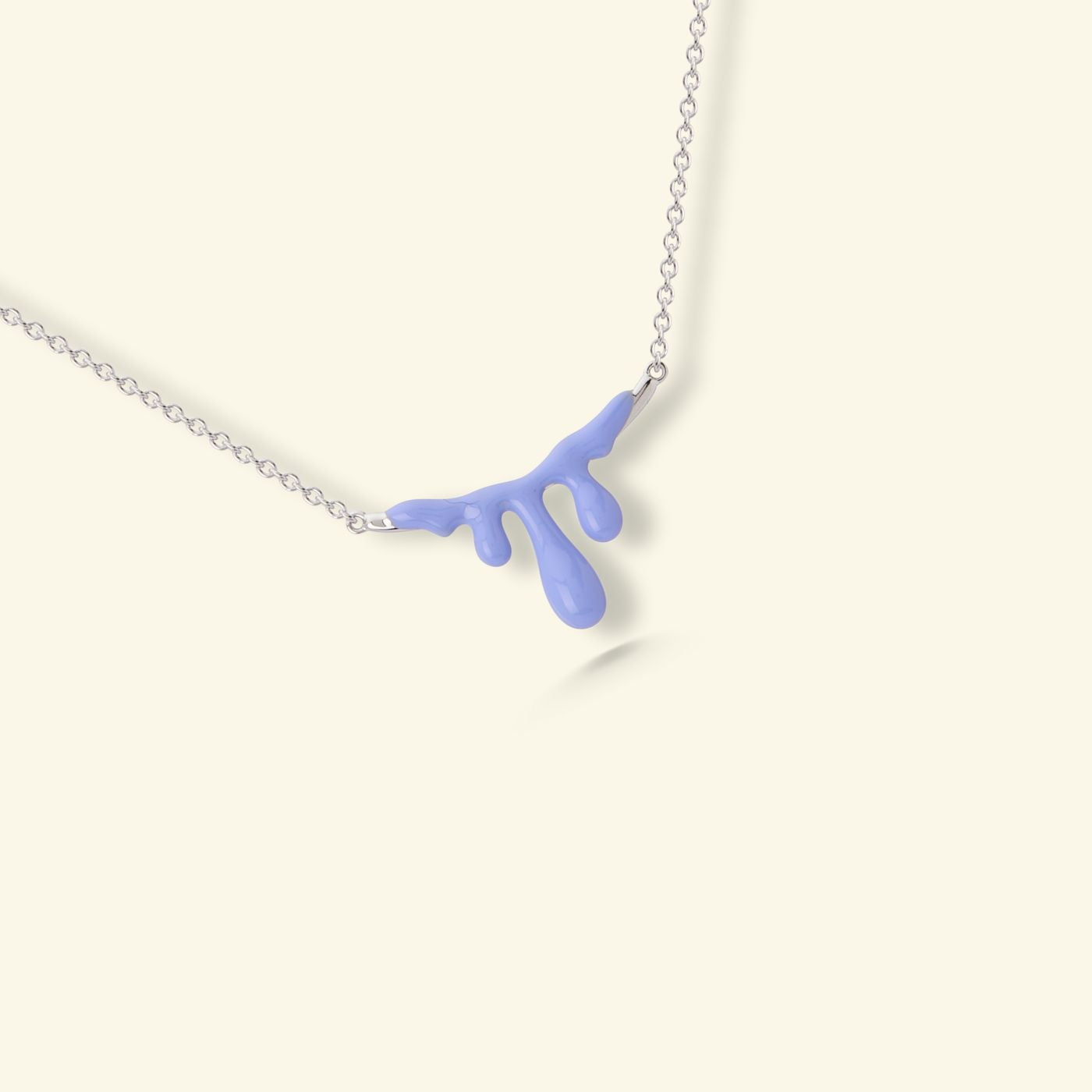 Gelato Silver Necklace - Lavender image 2