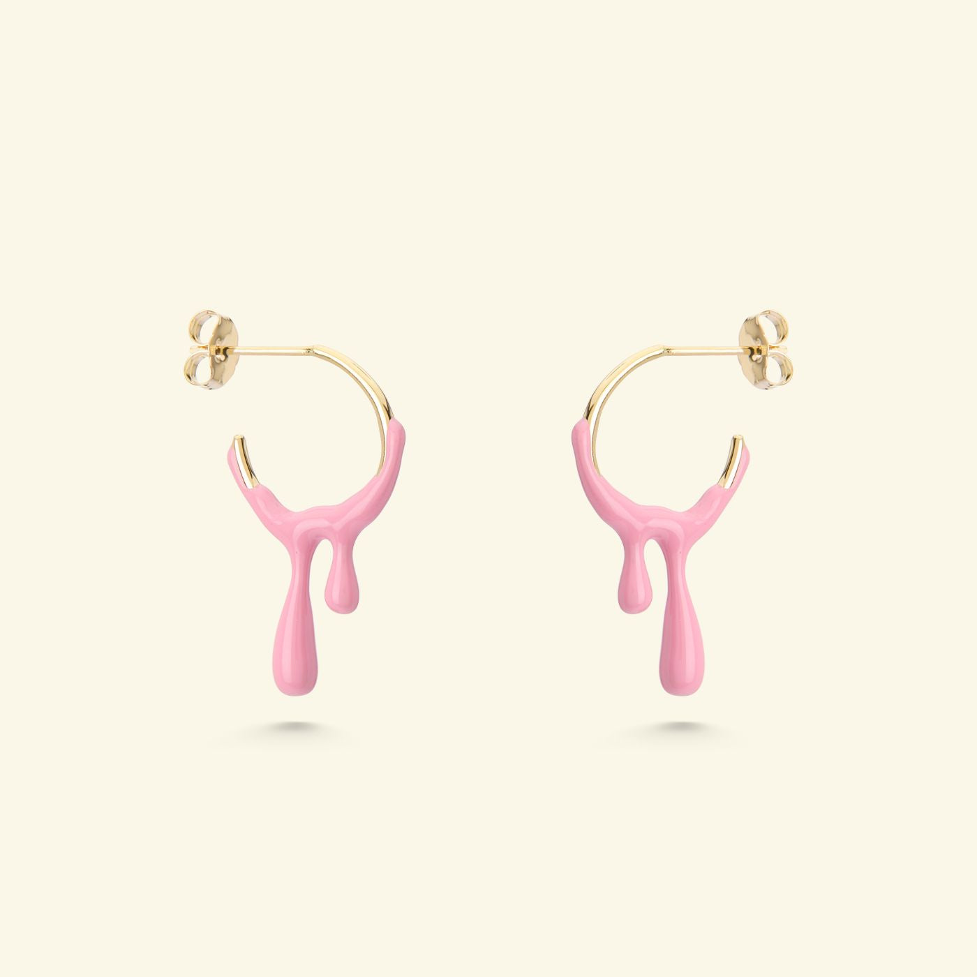 Gelato Gold Earring - Raspberry image 0