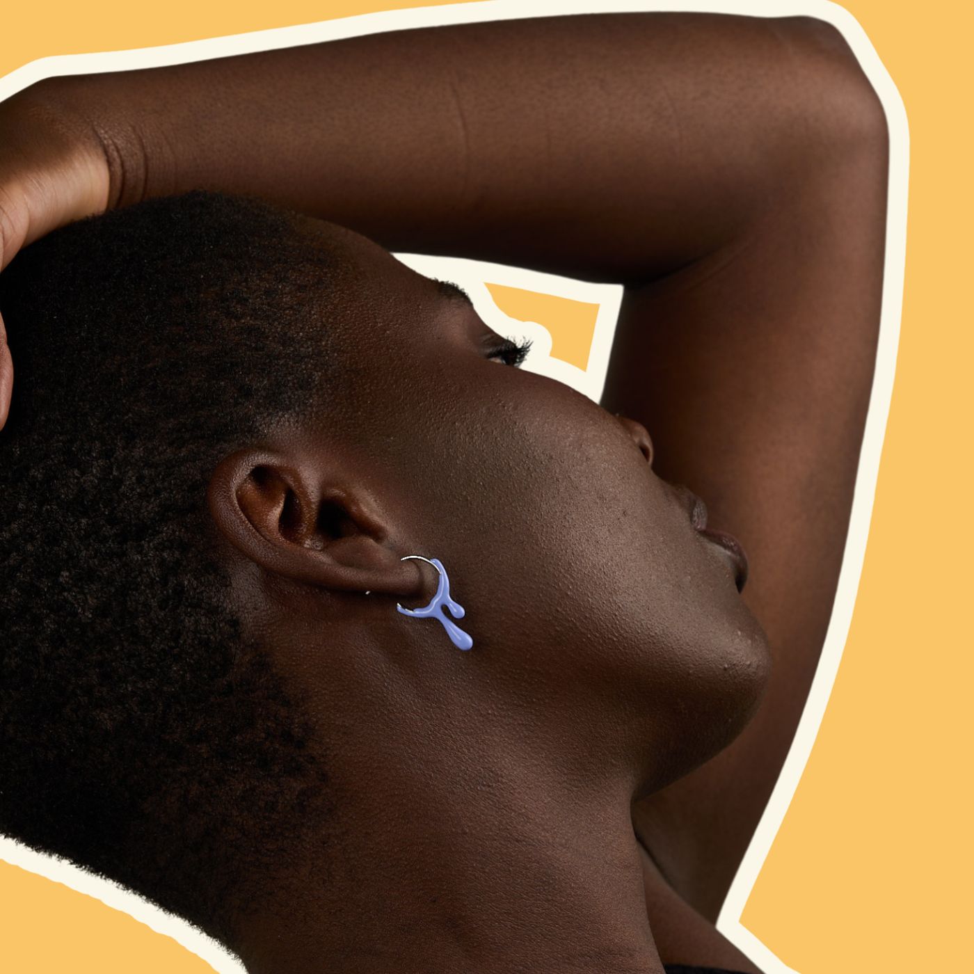 Gelato Silver Earring - Lavender image 1