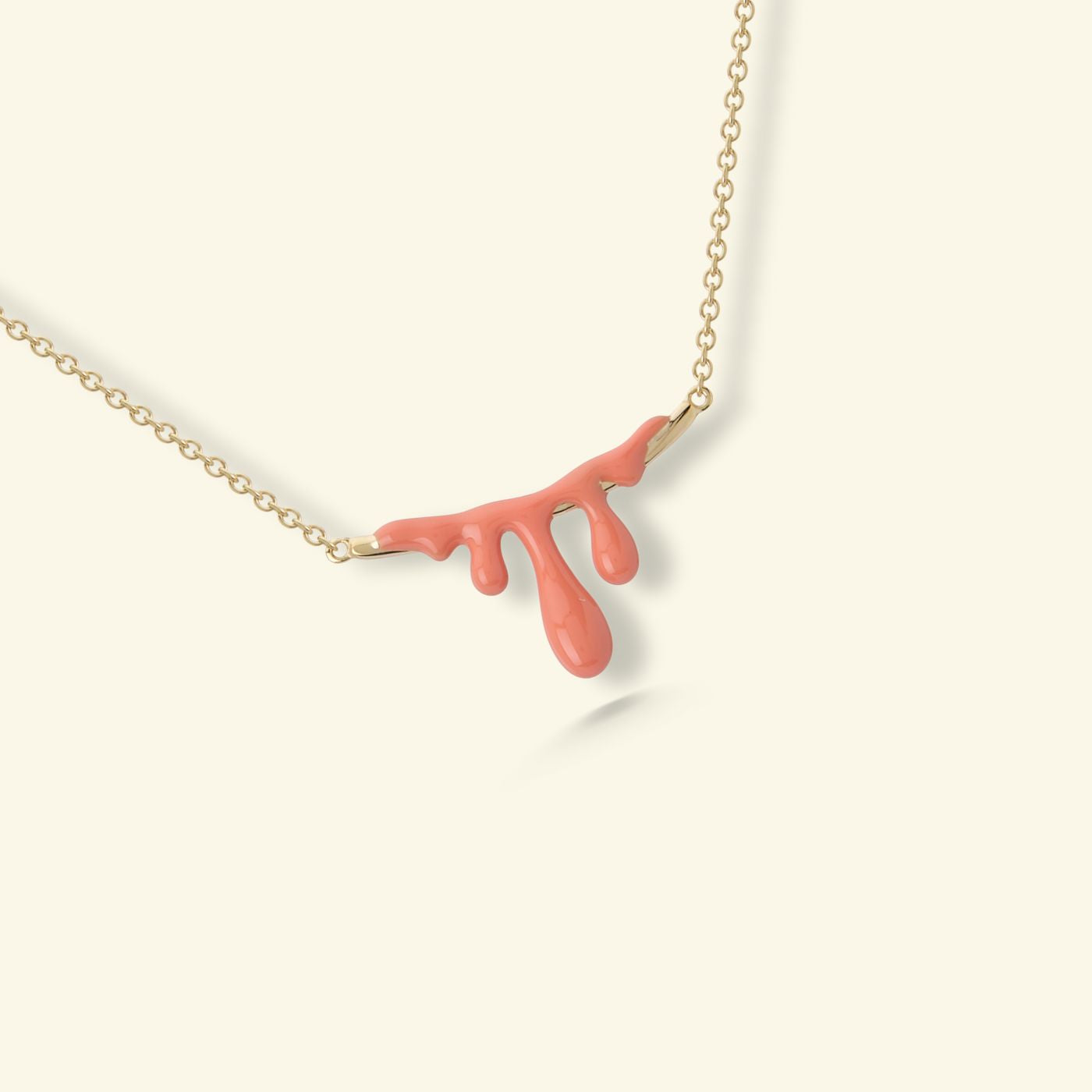 Gelato Gold Necklace -Tangerine image 3