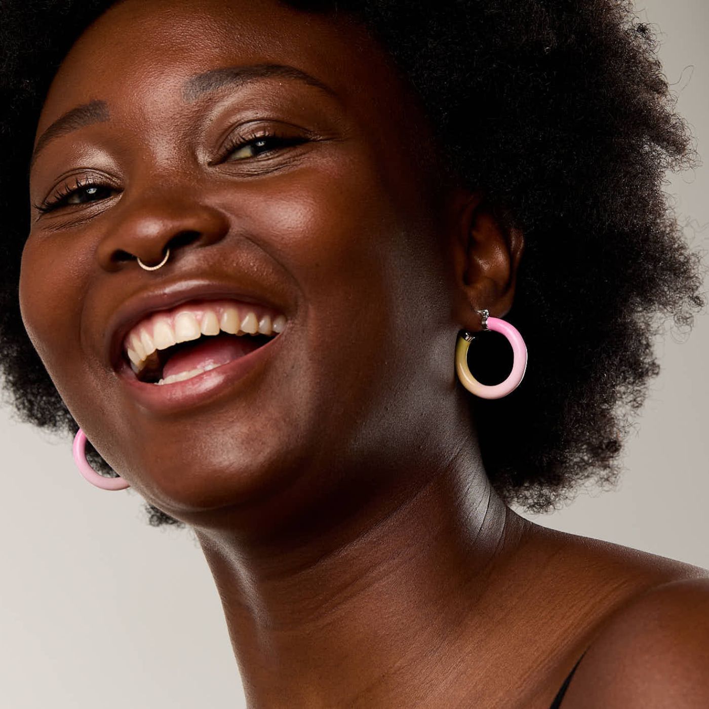 Tropicale Hoop Earring Sunset - Silver image 3