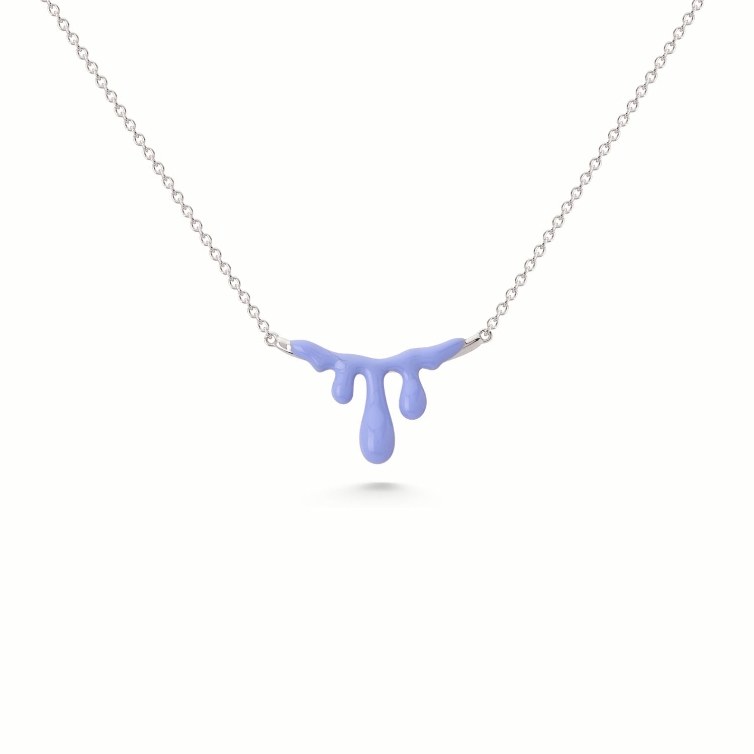 Gelato Silver Necklace - Lavender