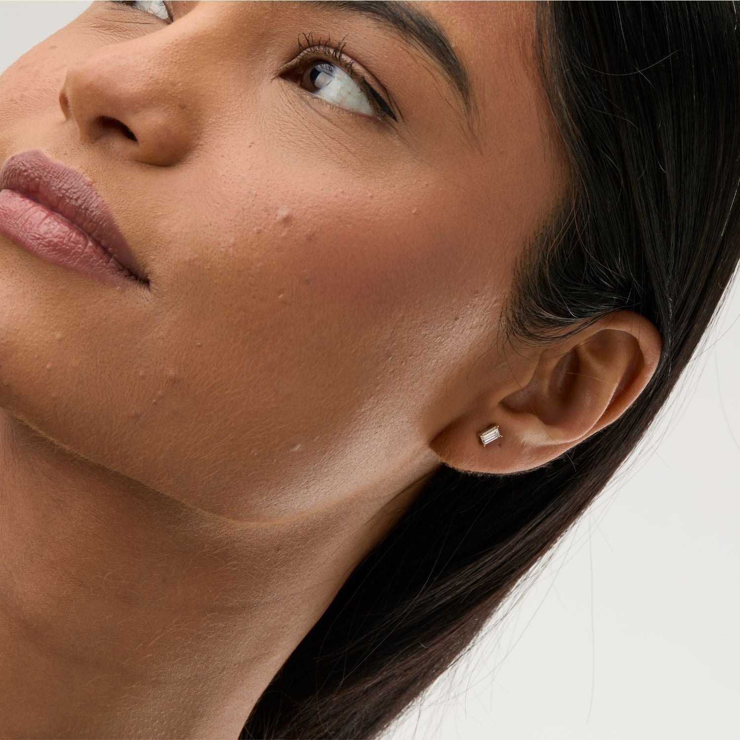 Lab Grown Diamond Baguette Studs - 0.50ctw