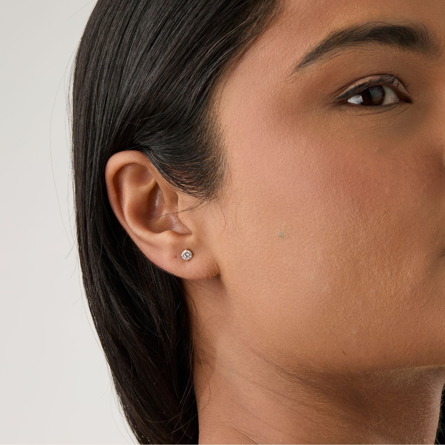 Lab Grown Diamond Round Studs - 0.50ctw