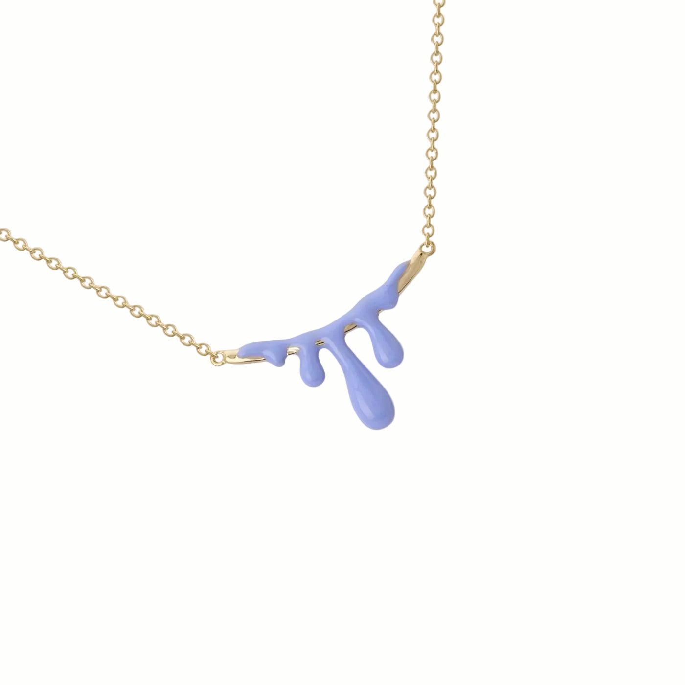 Gelato Gold Necklace - Lavender image 3