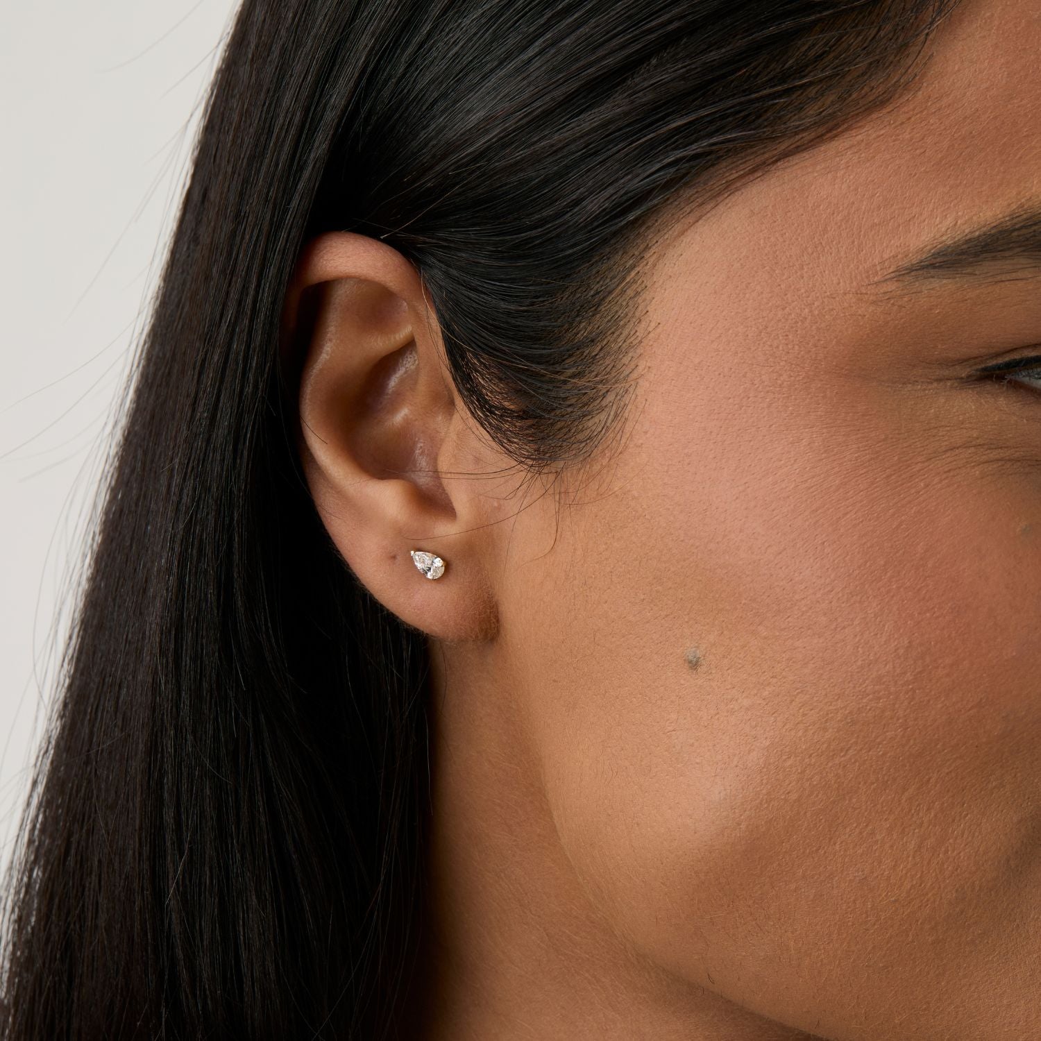 Lab Grown Diamond Pear Studs - 0.50ctw