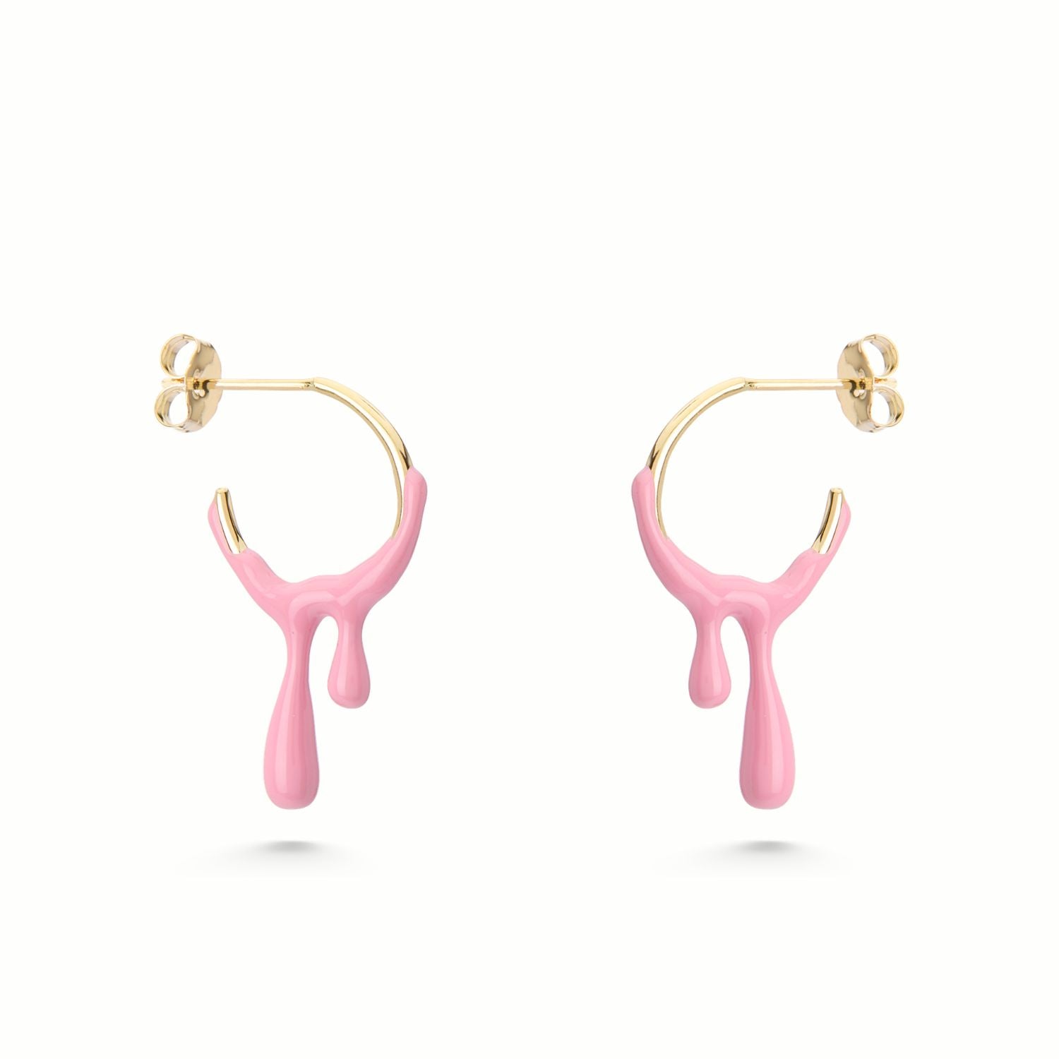 Gelato Gold Earring - Raspberry