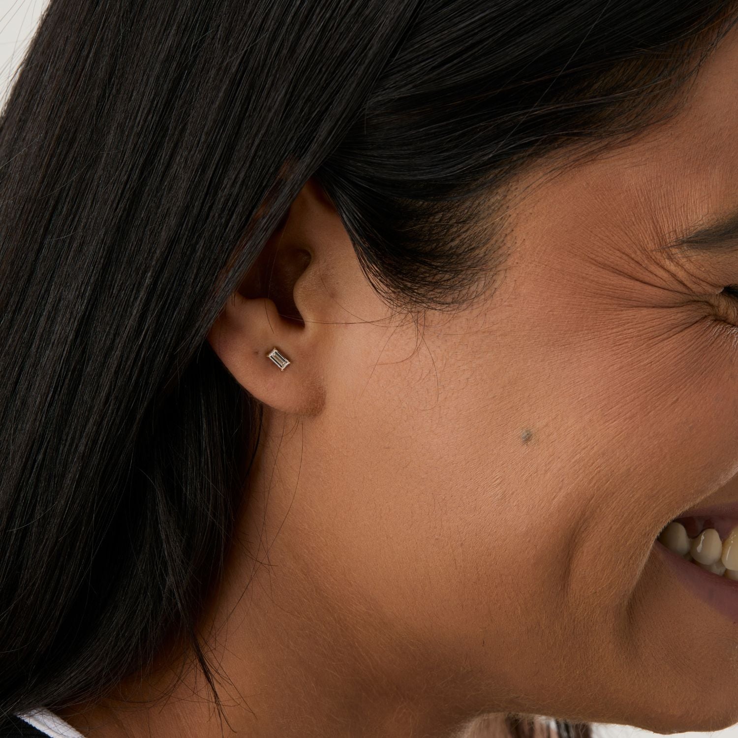 Lab Grown Diamond Baguette Studs - 0.30ctw