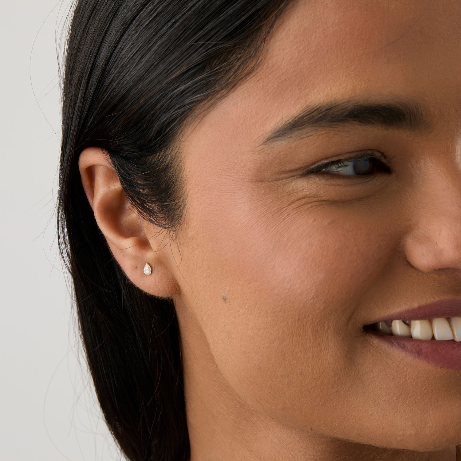 Lab Grown Diamond Pear Studs - 0.30ctw