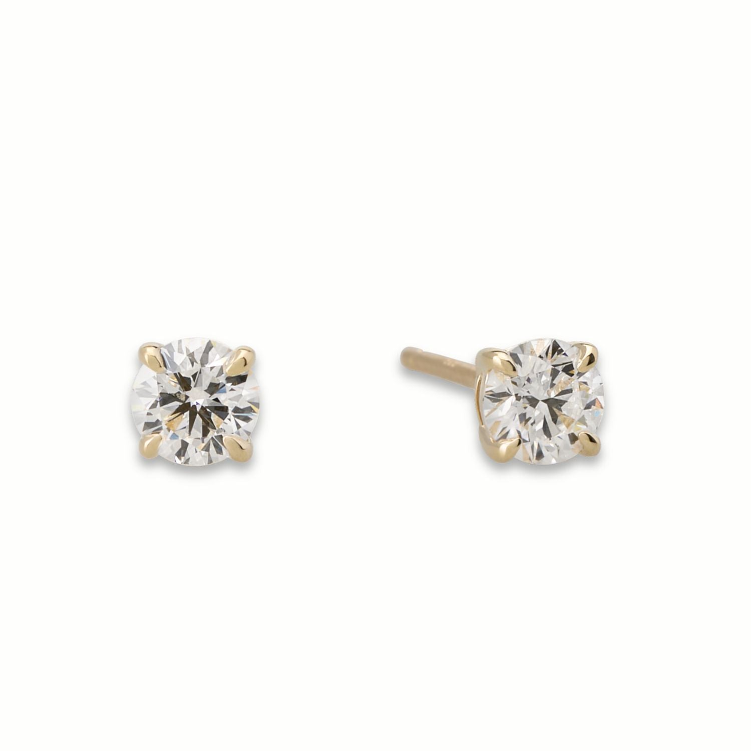 Lab Grown Diamond Round Studs - 0.50ctw