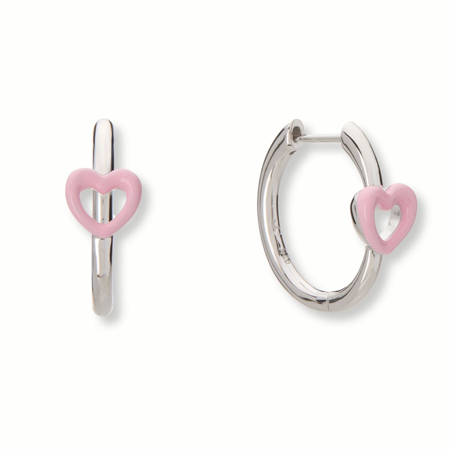 Cometa Heart Hoop Earring