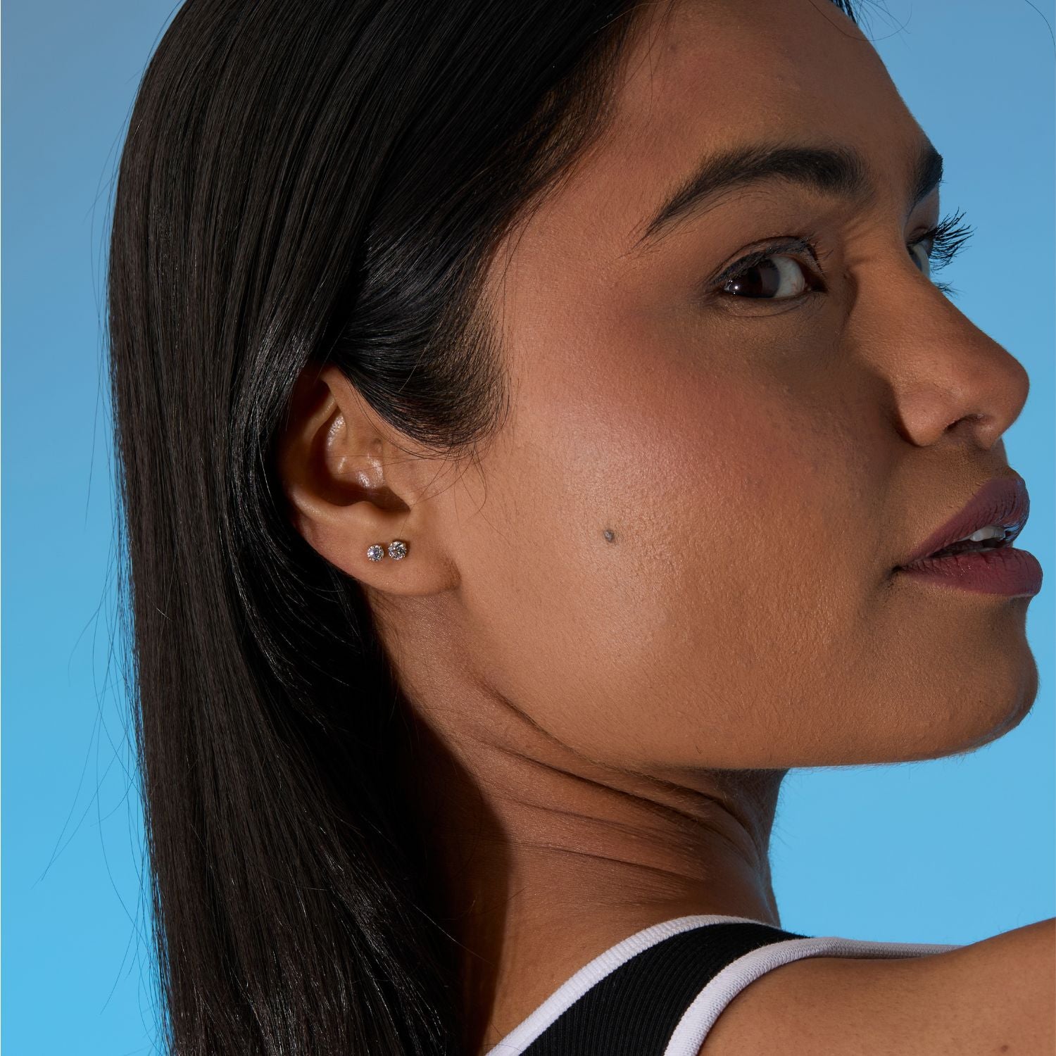 Lab Grown Round Diamond Studs - 0.30ctw