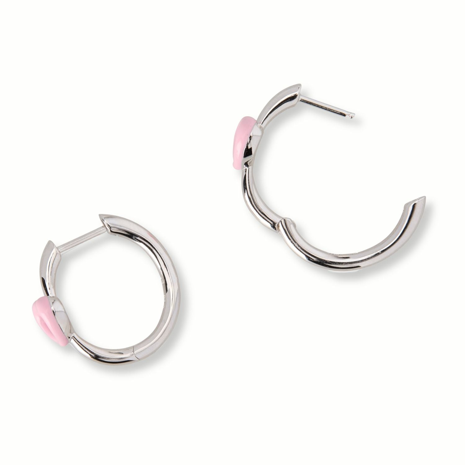 Cometa Heart Hoop Earring
