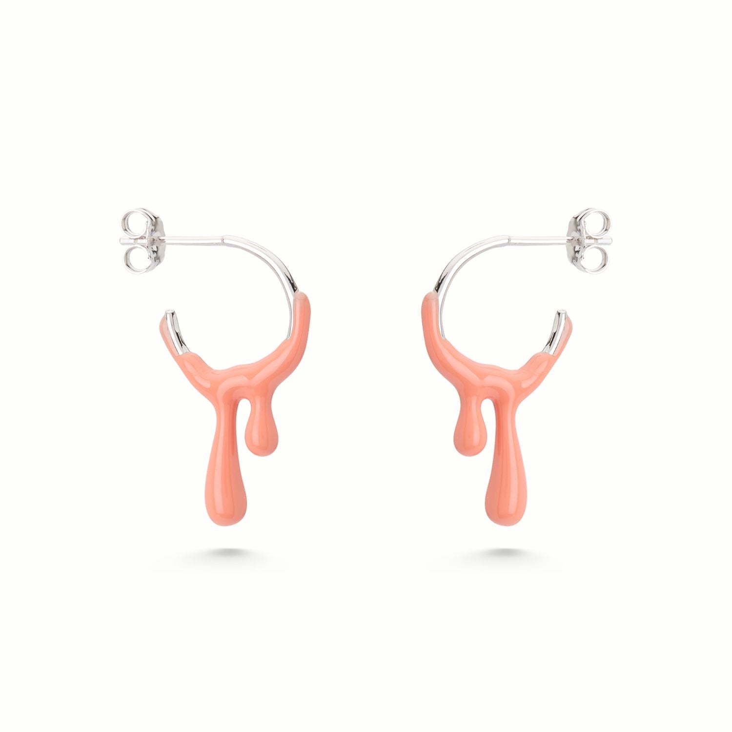 Gelato Silver Earring - Tangerine