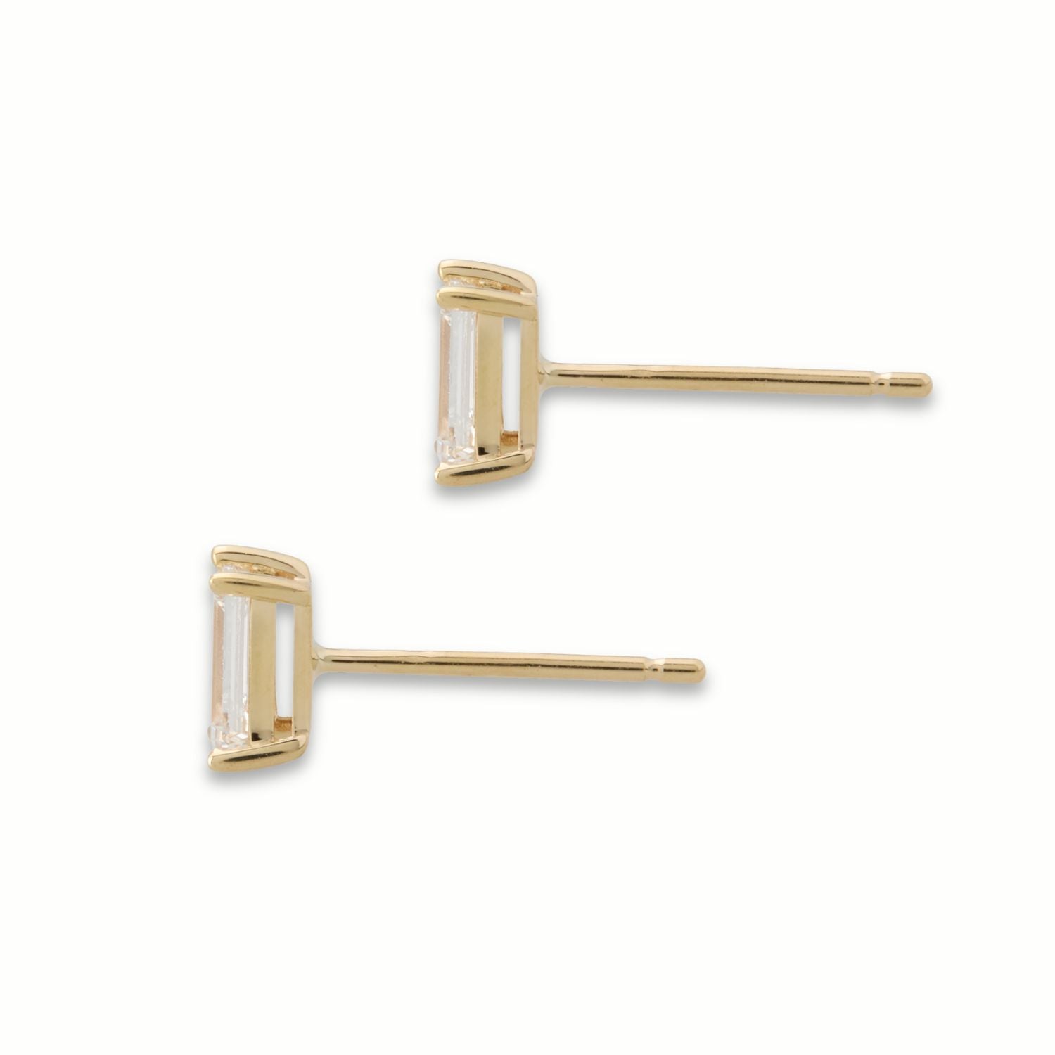 Lab Grown Diamond Baguette Studs - 0.30ctw