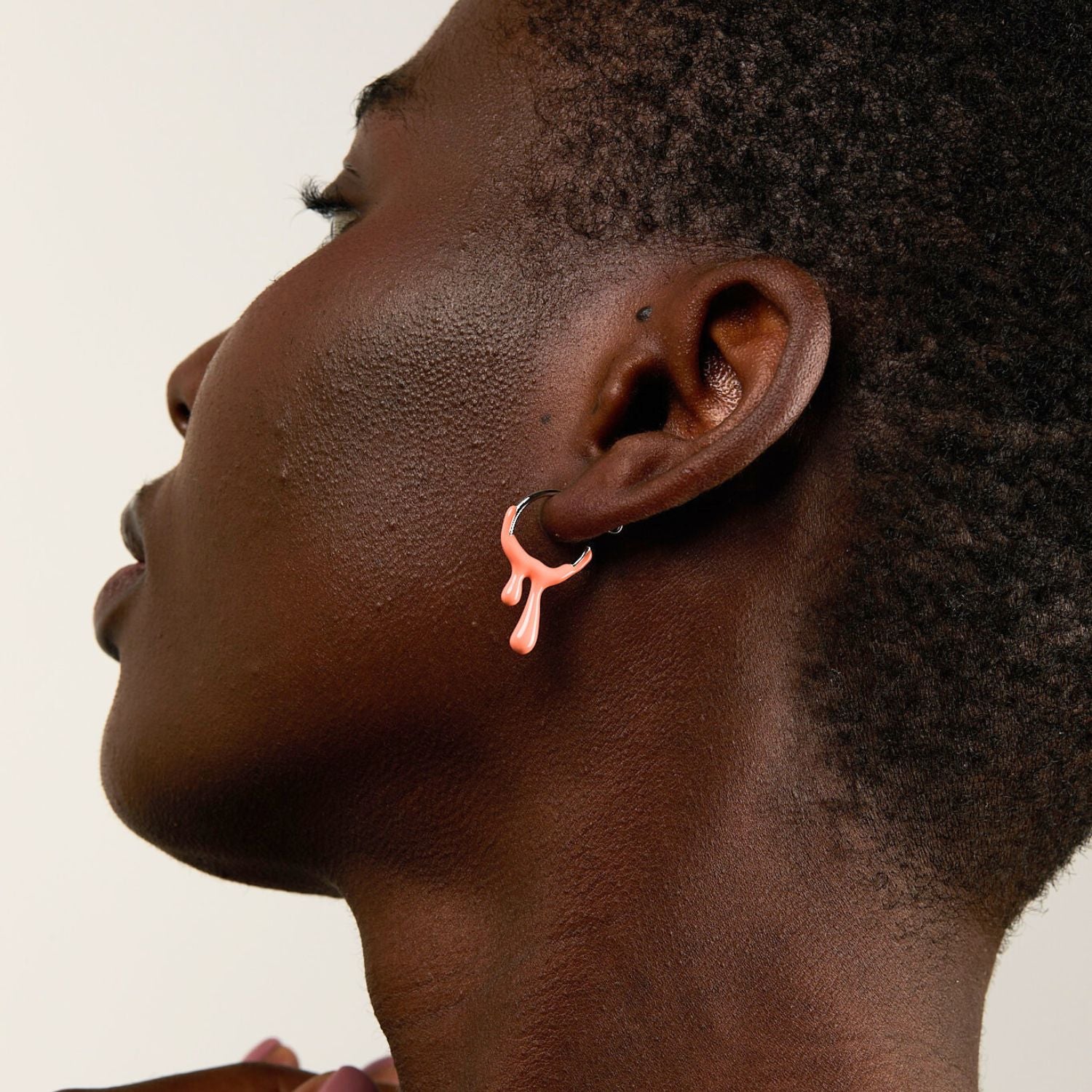 Gelato Silver Earring - Tangerine