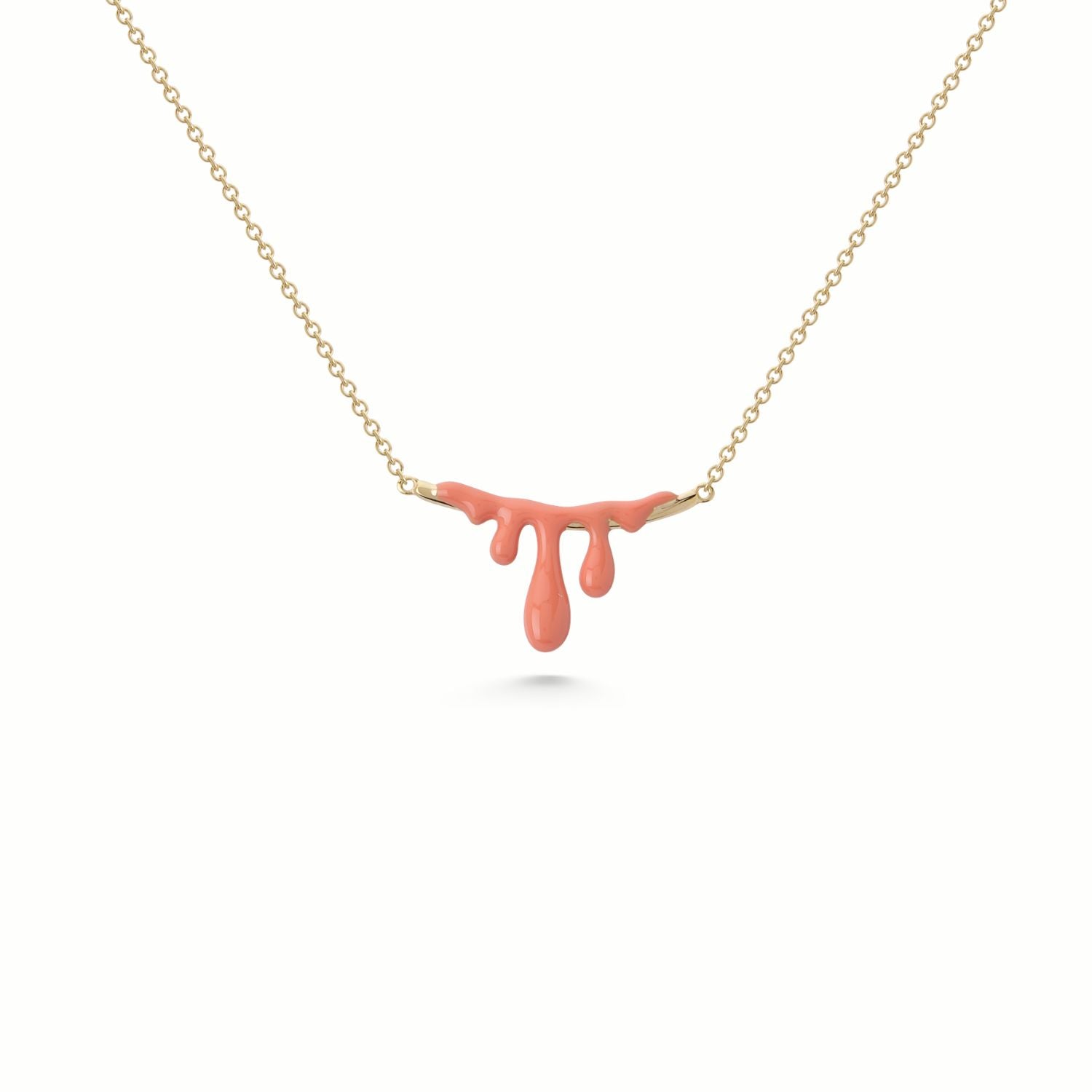 Gelato Gold Necklace -Tangerine