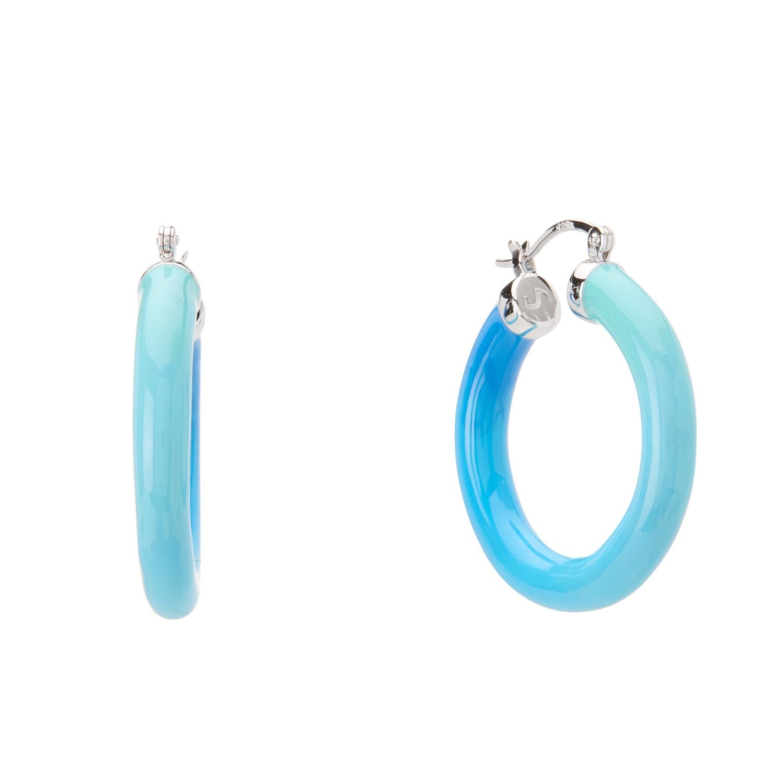 Tropicale Hoop Earring Ocean - Silver