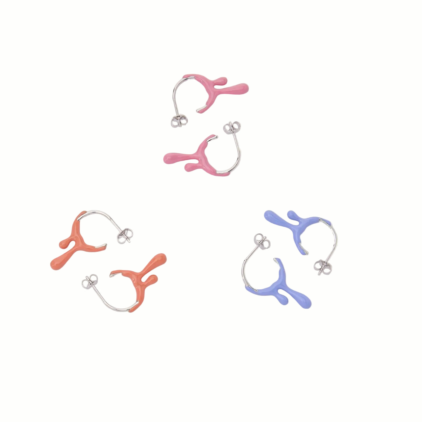 Gelato Silver Earring - Lavender image 2