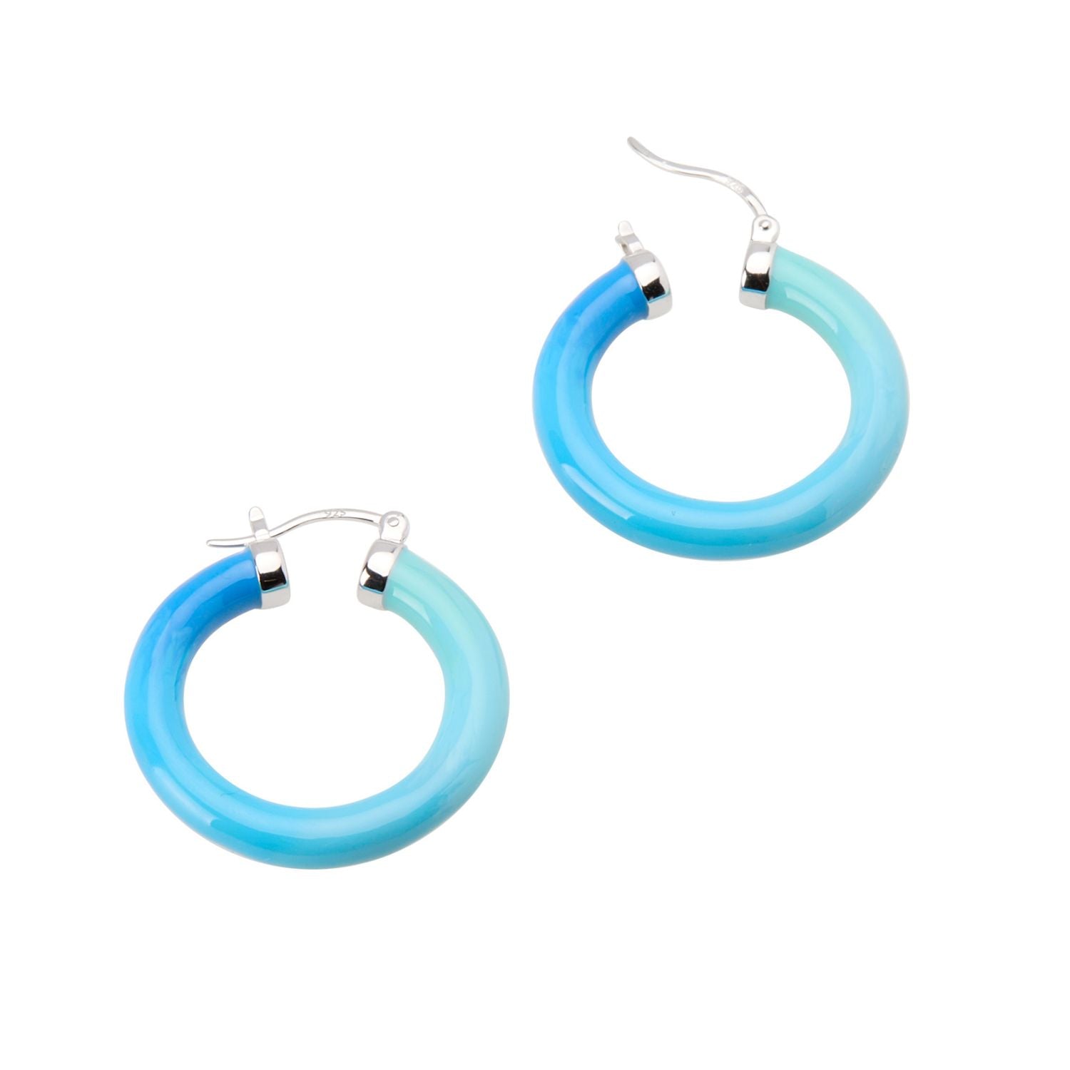 Tropicale Hoop Earring Ocean - Silver