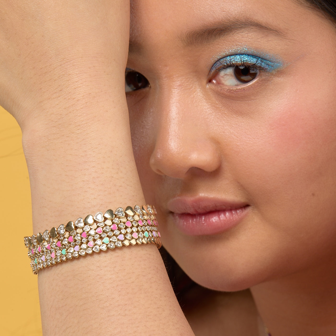 Tennis Bracelet -Carina Raspberry image 4