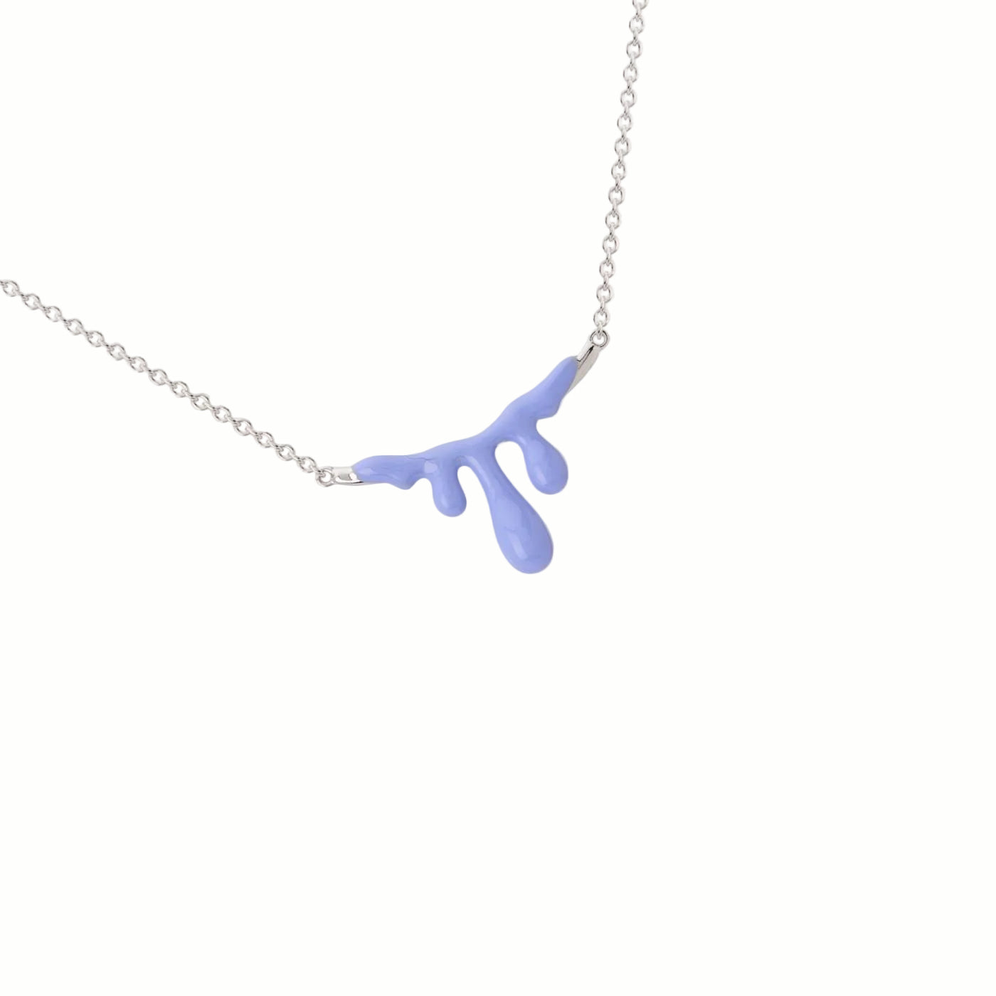Gelato Silver Necklace - Lavender image 2