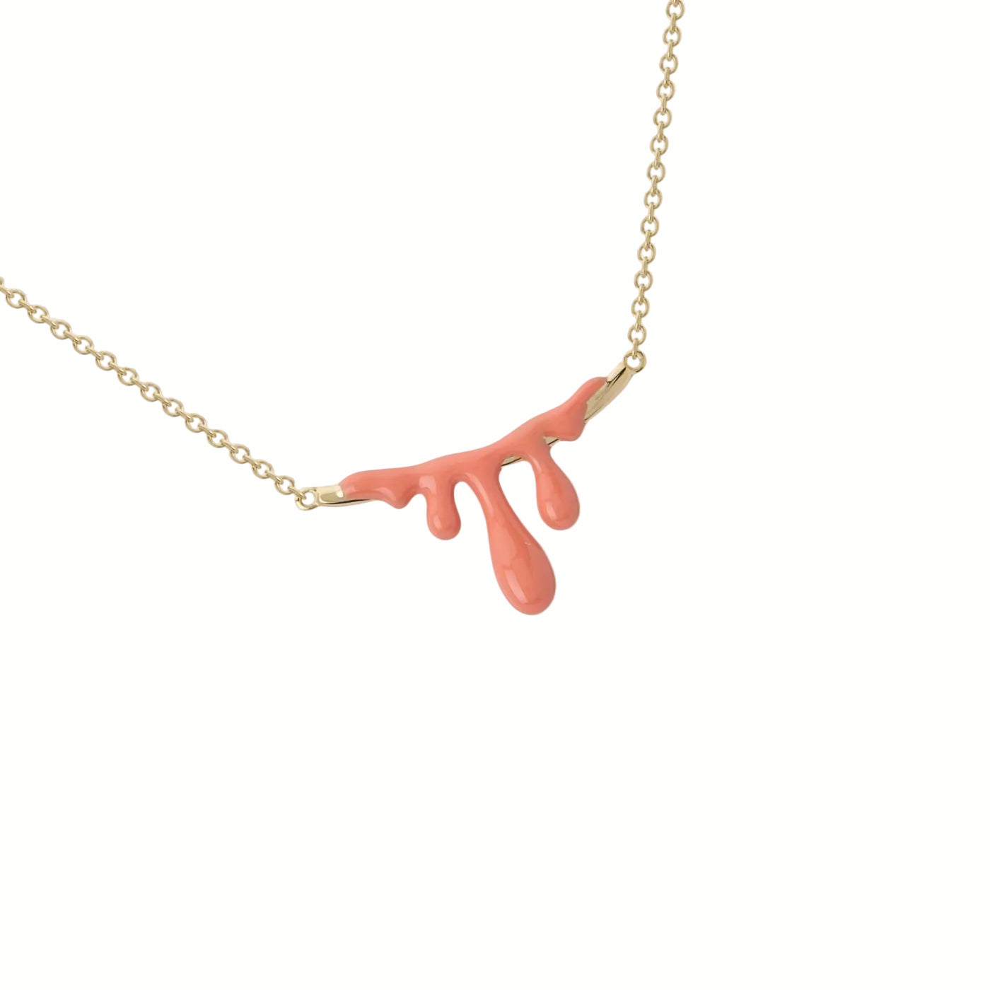 Gelato Gold Necklace -Tangerine image 3